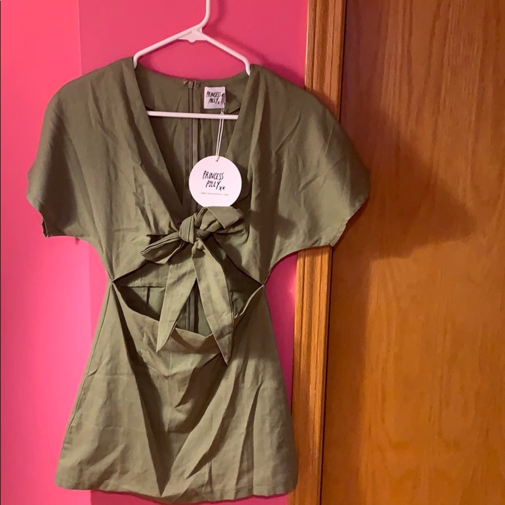Cut out tie dress